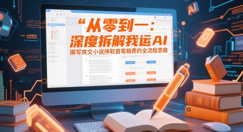 从零到一：深度拆解我运用AI撰写爽文小说挣取首笔稿费的全流程思路K叔网赚资源-网赚项目-副业赚钱-互联网创业-资源整合K叔网赚资源