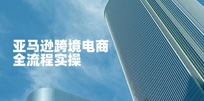 亚马逊跨境电商全流程实操，教你从零开始，掌握店铺运营与广告技巧K叔网赚资源-网赚项目-副业赚钱-互联网创业-资源整合K叔网赚资源