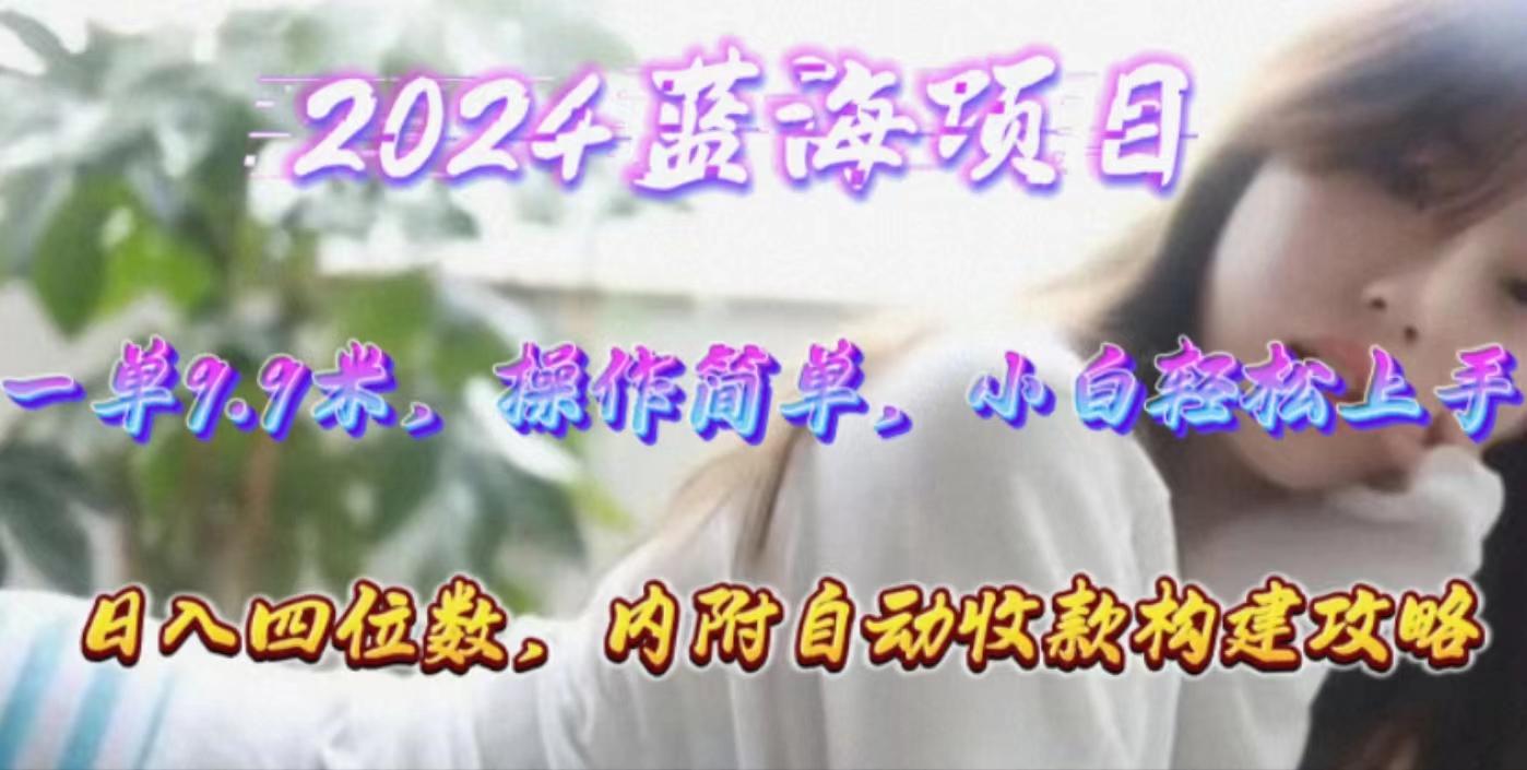 年轻群体的蓝海市场，1单9.9元，操作简单，小白轻松上手，日入四位数K叔网赚资源-网赚项目-副业赚钱-互联网创业-资源整合K叔网赚资源