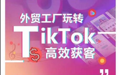 外贸工厂玩转TikTok高效获客，多种引流方式与账号定位技巧，拆解爆款短视频打造成功案例K叔网赚资源-网赚项目-副业赚钱-互联网创业-资源整合K叔网赚资源