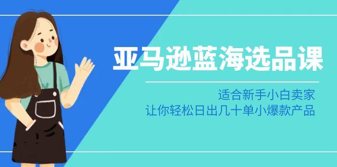 亚马逊-蓝海选品课：适合新手小白卖家，让你轻松日出几十单小爆款产品K叔网赚资源-网赚项目-副业赚钱-互联网创业-资源整合K叔网赚资源