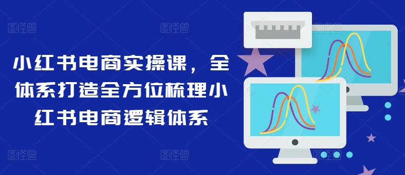 小红书电商实操课，全体系打造全方位梳理小红书电商逻辑体系K叔网赚资源-网赚项目-副业赚钱-互联网创业-资源整合K叔网赚资源