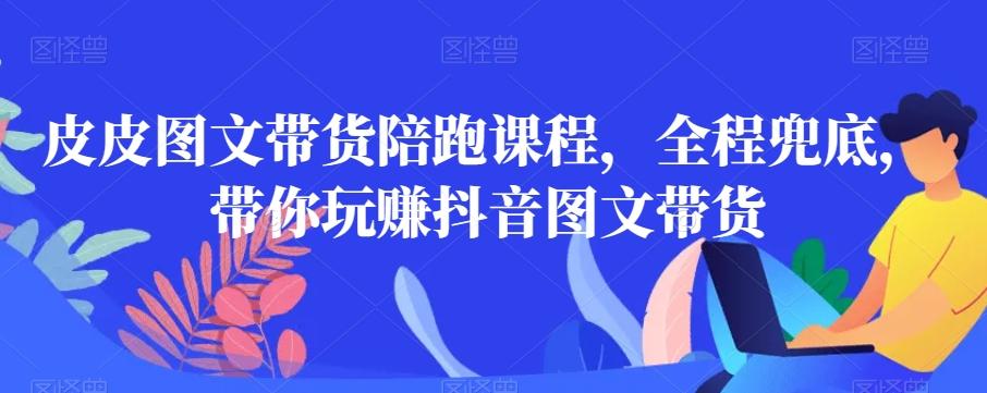 皮皮图文带货陪跑课程，全程兜底，带你玩赚抖音图文带货K叔网赚资源-网赚项目-副业赚钱-互联网创业-资源整合K叔网赚资源