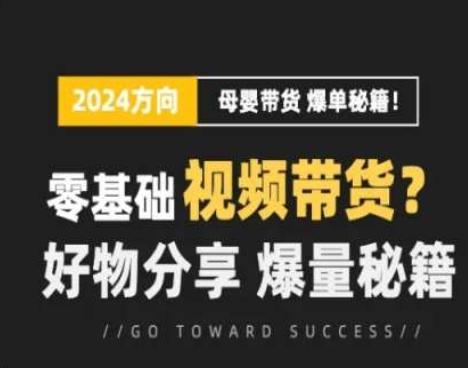 短视频母婴赛道实操流量训练营，零基础视频带货，好物分享，爆量秘籍K叔网赚资源-网赚项目-副业赚钱-互联网创业-资源整合K叔网赚资源