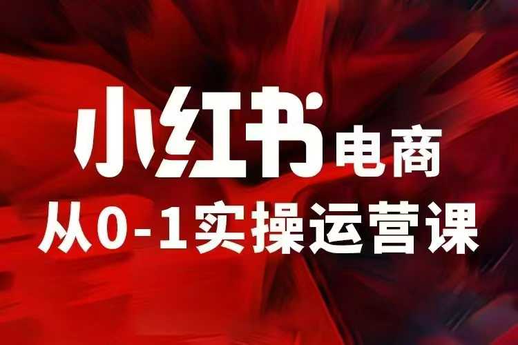 小红书电商运营，97节小红书vip内部课，带你实现小红书赚钱K叔网赚资源-网赚项目-副业赚钱-互联网创业-资源整合K叔网赚资源