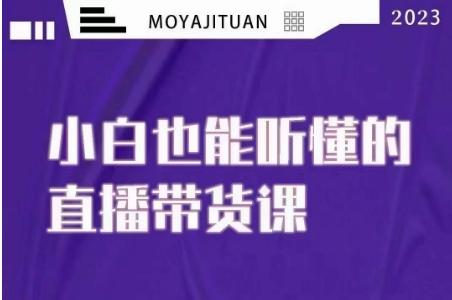 大威本威·能听懂的直播带货课，小白也能听懂，20节完整K叔网赚资源-网赚项目-副业赚钱-互联网创业-资源整合K叔网赚资源