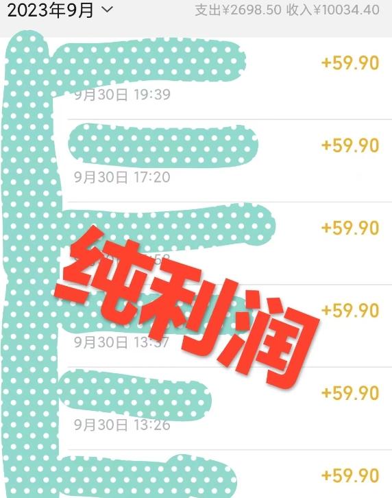 卖恢复近视教程1单59.9，1个月净赚10034.4元？0基础可上手K叔网赚资源-网赚项目-副业赚钱-互联网创业-资源整合K叔网赚资源