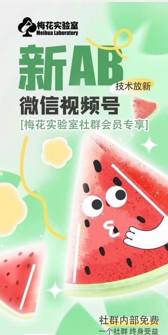 梅花实验室2024年AB技术视频号AB合成破解版K叔网赚资源-网赚项目-副业赚钱-互联网创业-资源整合K叔网赚资源