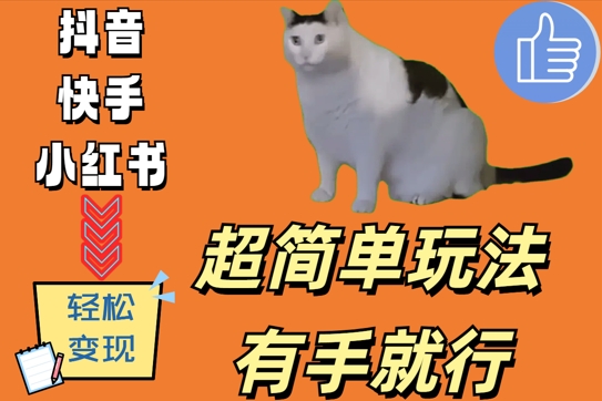 超简单玩法，有手就行，靠猫咪视频日入500+【揭秘】K叔网赚资源-网赚项目-副业赚钱-互联网创业-资源整合K叔网赚资源