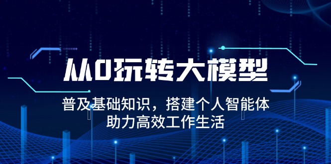 从0玩转大模型，普及基础知识，搭建个人智能体，助力高效工作生活K叔网赚资源-网赚项目-副业赚钱-互联网创业-资源整合K叔网赚资源