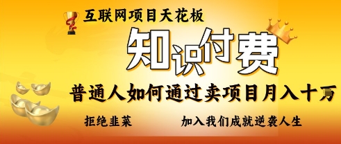 互联网项目天花板，知付付费项目，普通人如何通过卖项目月入十个，拒绝韭菜【揭秘】K叔网赚资源-网赚项目-副业赚钱-互联网创业-资源整合K叔网赚资源