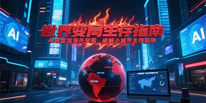 付费文章《世界变局生存指南，AI转型加海外突围，破解小城市生存陷阱》K叔网赚资源-网赚项目-副业赚钱-互联网创业-资源整合K叔网赚资源
