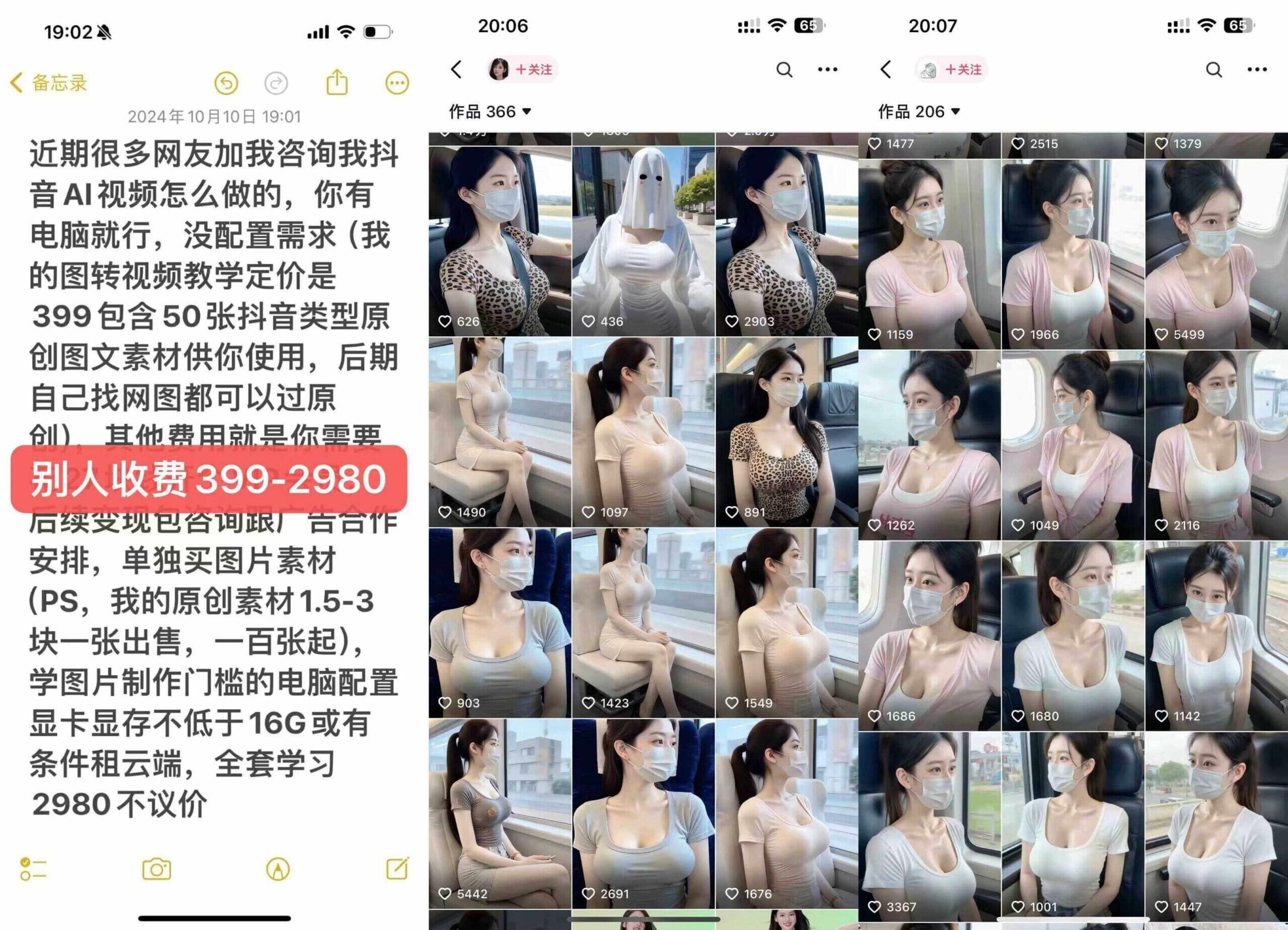 云天AI美女号5.0，爆火高点赞颜值涨粉赛道K叔网赚资源-网赚项目-副业赚钱-互联网创业-资源整合K叔网赚资源