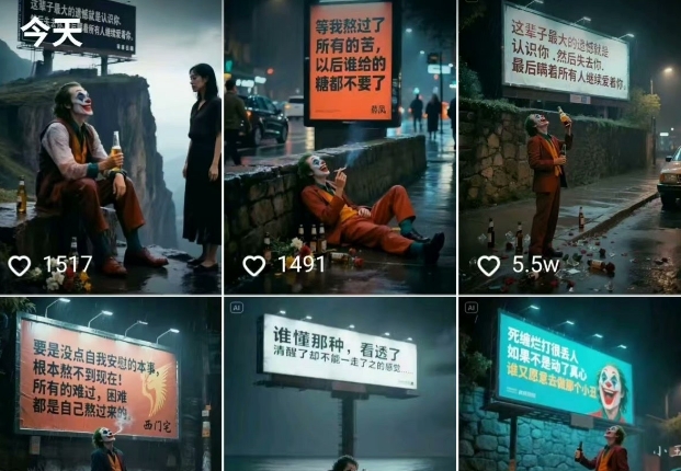 一条视频竟然15W赞！用AI制作小丑自嘲扎心文案视频，当下非常火爆的短视频流量神器K叔网赚资源-网赚项目-副业赚钱-互联网创业-资源整合K叔网赚资源