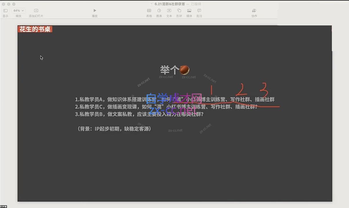 花生的书桌·个人IP系统课2024私教班K叔网赚资源-网赚项目-副业赚钱-互联网创业-资源整合K叔网赚资源