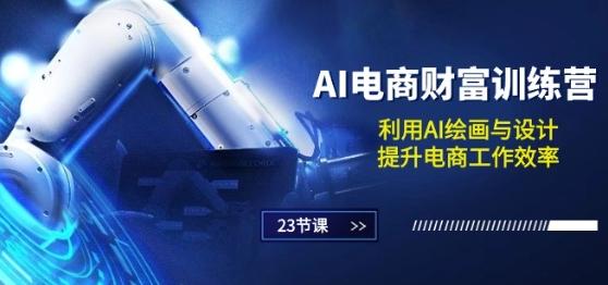 AI电商-财富训练营：利用AI绘画与设计，提升电商工作效率(23节课)K叔网赚资源-网赚项目-副业赚钱-互联网创业-资源整合K叔网赚资源