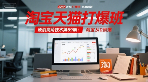 淘宝天猫打爆班原创高阶技术第69期：淘宝从0到爆K叔网赚资源-网赚项目-副业赚钱-互联网创业-资源整合K叔网赚资源