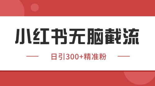小红书只要你有同行就能获客，独家野路子获客玩法，暴力截流【揭秘】K叔网赚资源-网赚项目-副业赚钱-互联网创业-资源整合K叔网赚资源