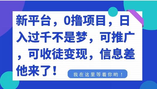 不要再花冤枉钱了，0撸项目，每天坚持，稳定1000+K叔网赚资源-网赚项目-副业赚钱-互联网创业-资源整合K叔网赚资源