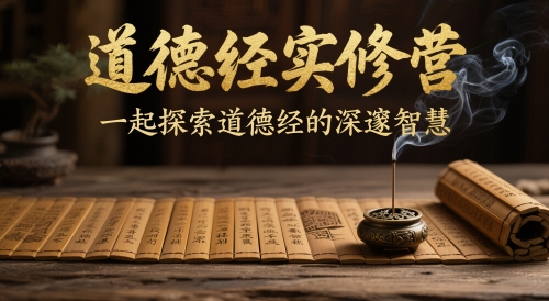 道德经实修营，一起探索道德经的深邃智慧K叔网赚资源-网赚项目-副业赚钱-互联网创业-资源整合K叔网赚资源