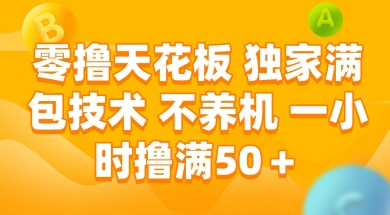 零撸天花板，独家满包技术 不养机 一小时撸满50+【揭秘】K叔网赚资源-网赚项目-副业赚钱-互联网创业-资源整合K叔网赚资源