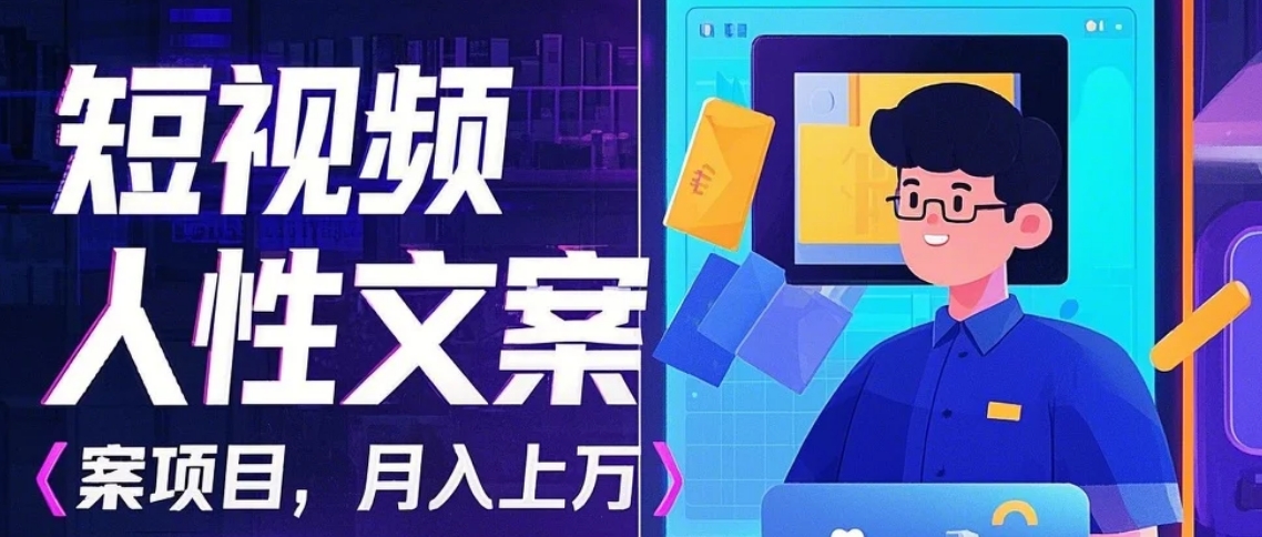 利用AI自动制作短视频人性文案项目：揭秘月入上万的精准流量变现秘籍K叔网赚资源-网赚项目-副业赚钱-互联网创业-资源整合K叔网赚资源
