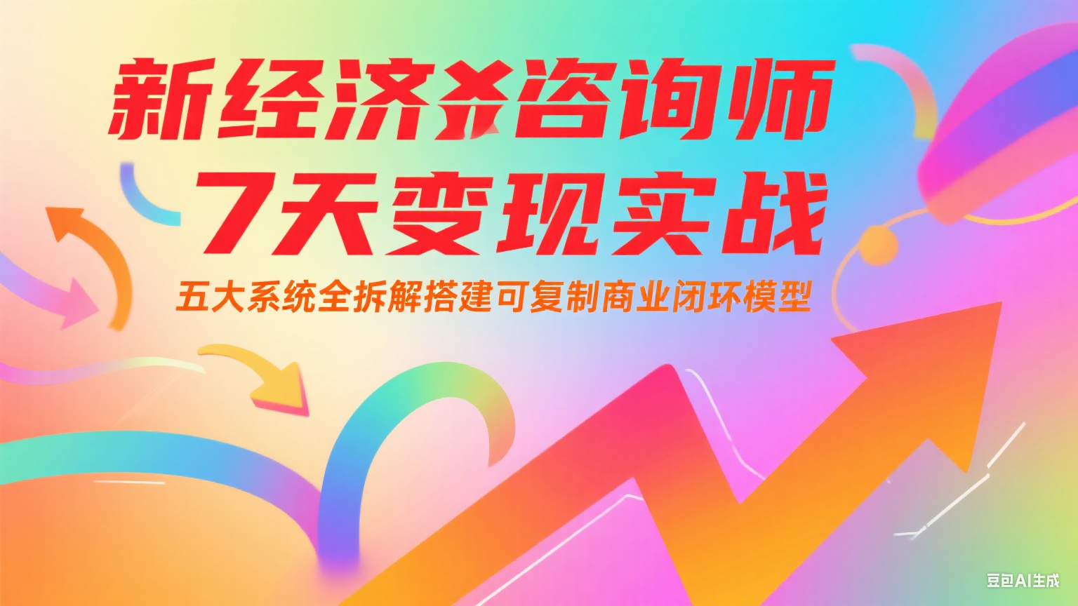 新经济咨询师 7 天变现实战：五大系统全拆解搭建可复制商业闭环模型K叔网赚资源-网赚项目-副业赚钱-互联网创业-资源整合K叔网赚资源