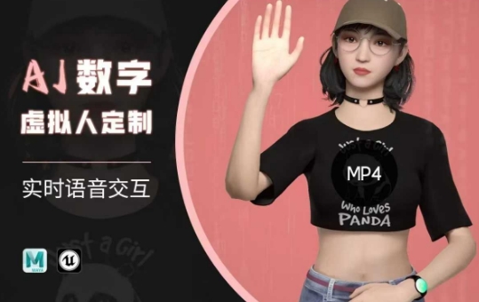 Ai数字人虚拟(智能体)实时语音交互特训营，​自行定制超写实角色AI数字人交互技术K叔网赚资源-网赚项目-副业赚钱-互联网创业-资源整合K叔网赚资源