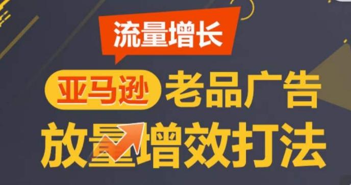亚马逊流量增长-老品广告放量增效打法，循序渐进，打造更多TOP listing​K叔网赚资源-网赚项目-副业赚钱-互联网创业-资源整合K叔网赚资源