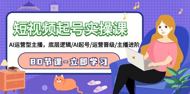 (9470期)短视频起号实操课，AI运营型主播，底层逻辑/AI起号/运营晋级/主播进阶/80节K叔网赚资源-网赚项目-副业赚钱-互联网创业-资源整合K叔网赚资源