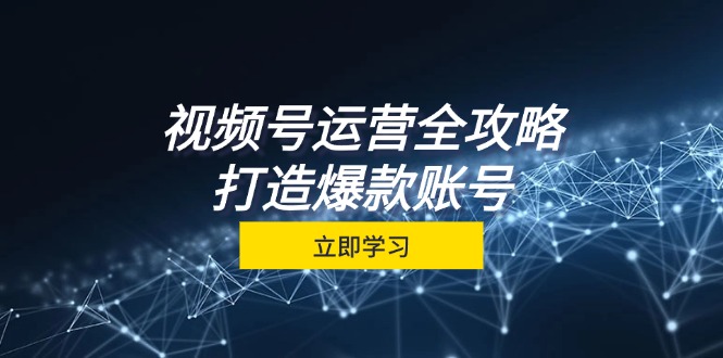 视频号运营全攻略，从定位到成交一站式学习，视频号核心秘诀，打造爆款…K叔网赚资源-网赚项目-副业赚钱-互联网创业-资源整合K叔网赚资源