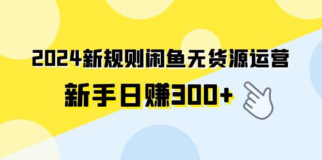 (9522期)2024新规则闲鱼无货源运营新手日赚300+K叔网赚资源-网赚项目-副业赚钱-互联网创业-资源整合K叔网赚资源