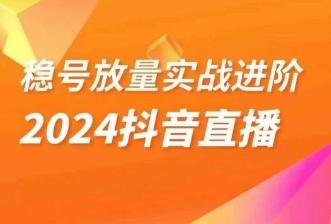 稳号放量实战进阶—2024抖音直播，直播间精细化运营的几大步骤K叔网赚资源-网赚项目-副业赚钱-互联网创业-资源整合K叔网赚资源