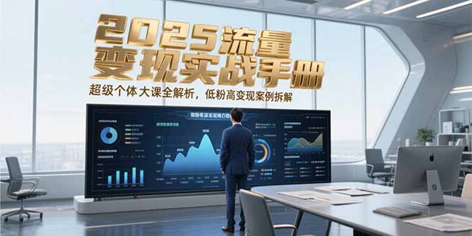 2025流量变现实战手册，超级个体大课全解析，低粉高变现案例拆解K叔网赚资源-网赚项目-副业赚钱-互联网创业-资源整合K叔网赚资源