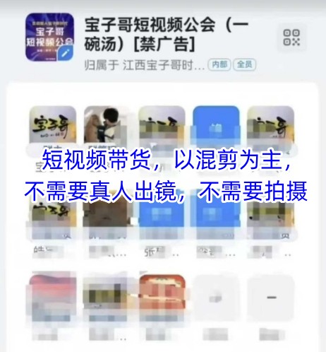 宝子哥头部团队短视频带货，以混剪为主，不需要真人出镜，不需要拍摄【更新6月】K叔网赚资源-网赚项目-副业赚钱-互联网创业-资源整合K叔网赚资源