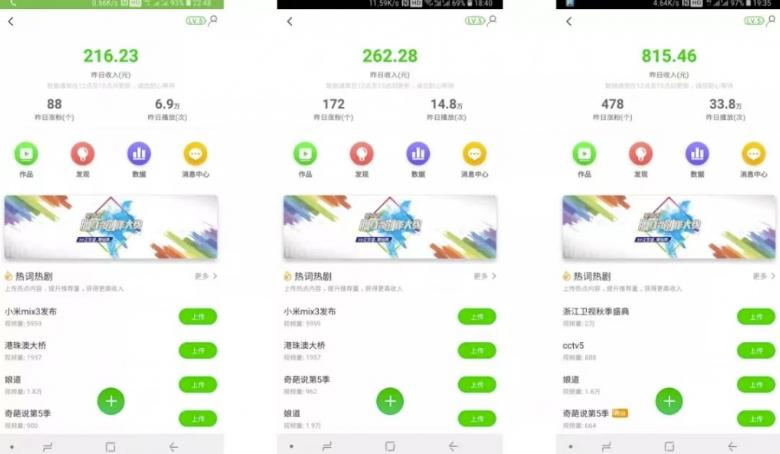 仅靠爱奇艺无脑搬运日入815.46批量月3W＋保姆级教程K叔网赚资源-网赚项目-副业赚钱-互联网创业-资源整合K叔网赚资源