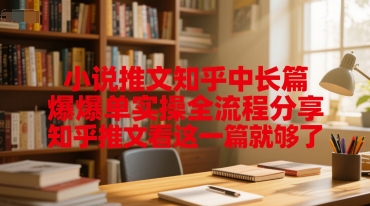 小说推文知乎中长篇爆单实操全流程分享，知乎推文看这一篇就够了K叔网赚资源-网赚项目-副业赚钱-互联网创业-资源整合K叔网赚资源