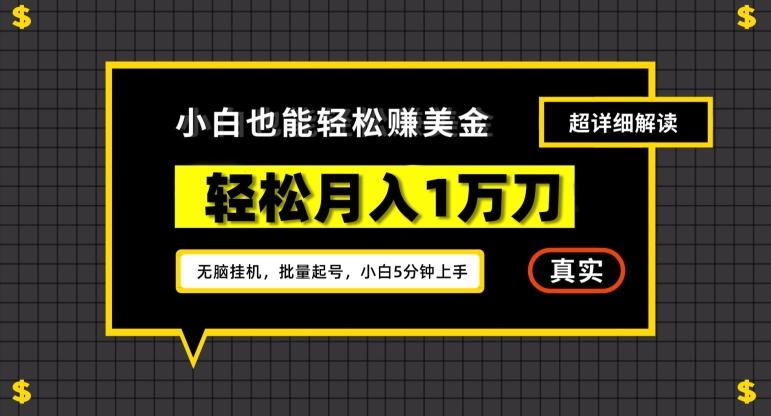 谷歌看广告撸美金2.0，无脑挂机，多号操作，月入1万刀【揭秘】K叔网赚资源-网赚项目-副业赚钱-互联网创业-资源整合K叔网赚资源