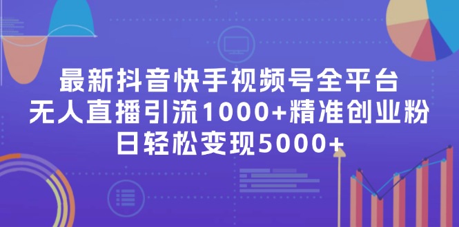 最新抖音快手视频号全平台无人直播引流1000+精准创业粉，日轻松变现5000+K叔网赚资源-网赚项目-副业赚钱-互联网创业-资源整合K叔网赚资源