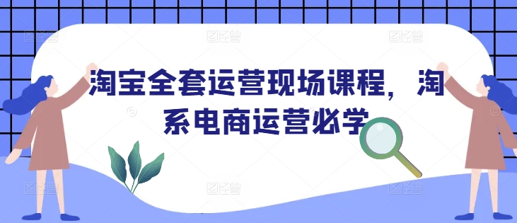 淘宝全套运营现场课程，淘系电商运营必学K叔网赚资源-网赚项目-副业赚钱-互联网创业-资源整合K叔网赚资源