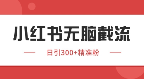 小红书截流同行客源，独家野路子获客玩法 日引200+暴力获客【揭秘】K叔网赚资源-网赚项目-副业赚钱-互联网创业-资源整合K叔网赚资源
