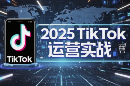 2025TikTok电商运营，掌握TikTok店铺运营核心技巧，实现低成本高转化K叔网赚资源-网赚项目-副业赚钱-互联网创业-资源整合K叔网赚资源