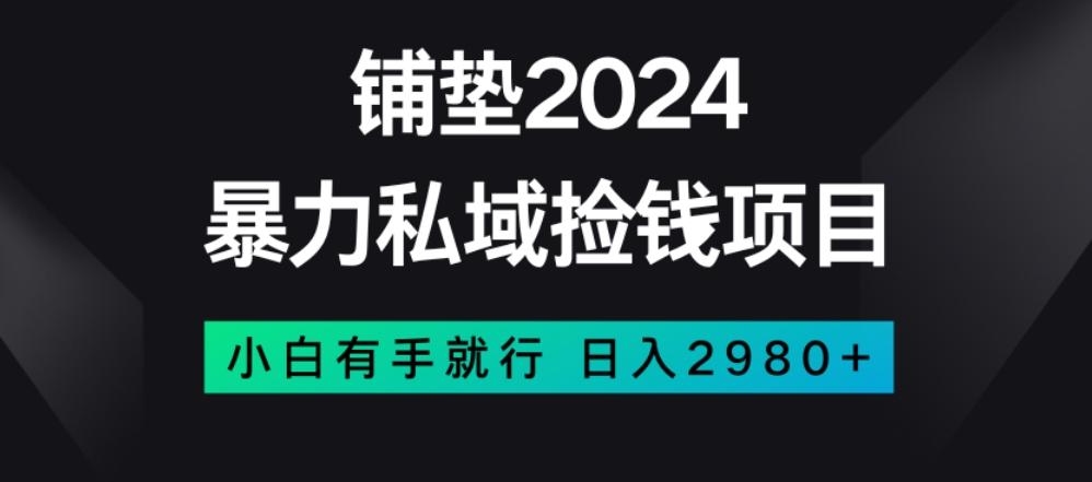 暴力私域捡钱项目，小白无脑操作，日入2980【揭秘】K叔网赚资源-网赚项目-副业赚钱-互联网创业-资源整合K叔网赚资源