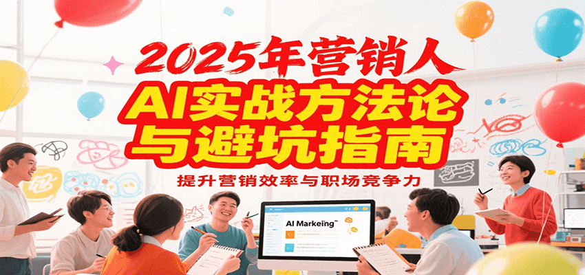 2025年营销实战方法论与避坑指南，利用AI提升营销效率与职场竞争力K叔网赚资源-网赚项目-副业赚钱-互联网创业-资源整合K叔网赚资源