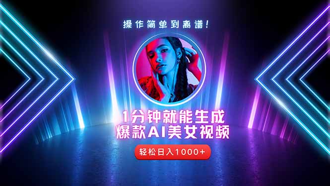 2025年最强副业：用AI做短视频，从零开始打造爆款账号！K叔网赚资源-网赚项目-副业赚钱-互联网创业-资源整合K叔网赚资源
