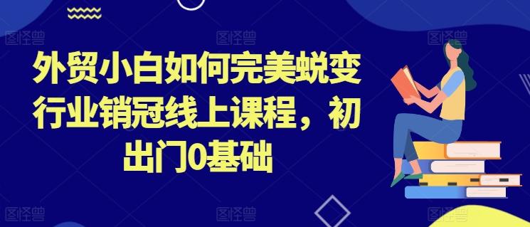 外贸小白如何完美蜕变行业销冠线上课程，初出门0基础K叔网赚资源-网赚项目-副业赚钱-互联网创业-资源整合K叔网赚资源