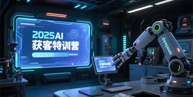 2025AI获客特训营，AI图文视频全制作，deepseek工具实操教学K叔网赚资源-网赚项目-副业赚钱-互联网创业-资源整合K叔网赚资源