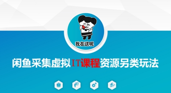 闲鱼采集虚拟IT课程资源另类玩法，干货满满K叔网赚资源-网赚项目-副业赚钱-互联网创业-资源整合K叔网赚资源