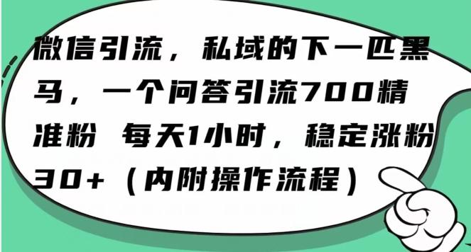 怎么搞精准创业粉？微信新赛道，每天一小时，利用Ai一个问答日引100精准粉K叔网赚资源-网赚项目-副业赚钱-互联网创业-资源整合K叔网赚资源