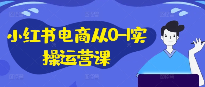 小红书电商从0-1实操运营课，小红书手机实操小红书/IP和私域课/小红书电商电脑实操板块等K叔网赚资源-网赚项目-副业赚钱-互联网创业-资源整合K叔网赚资源